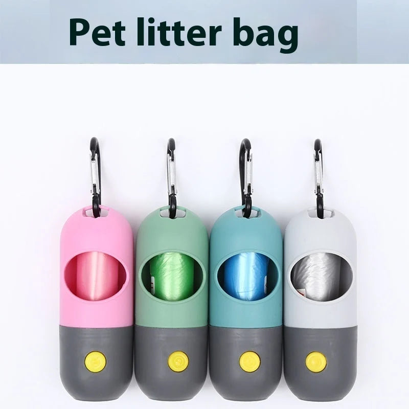 The Lumora NightWalk LED Waste Bag Dispenser