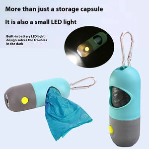 The Lumora NightWalk LED Waste Bag Dispenser