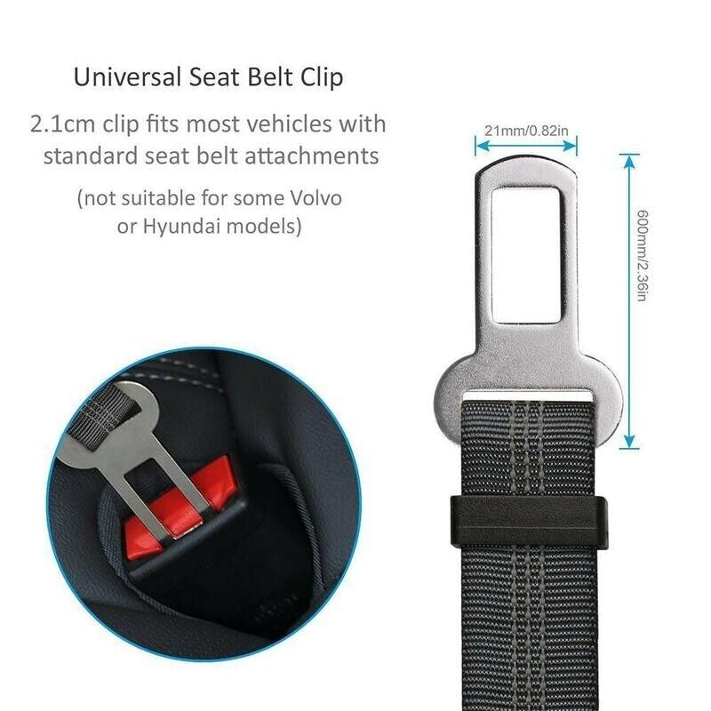 The Lumora SecureTravel Heavy-Duty Pet Seatbelt (2-Pack)
