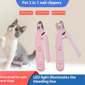 The Ultimate 2-in-1 Pet Nail Clipper