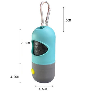 The Lumora NightWalk LED Waste Bag Dispenser