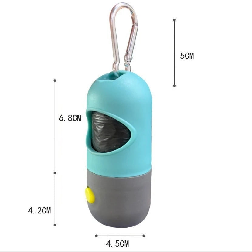 The Lumora NightWalk LED Waste Bag Dispenser