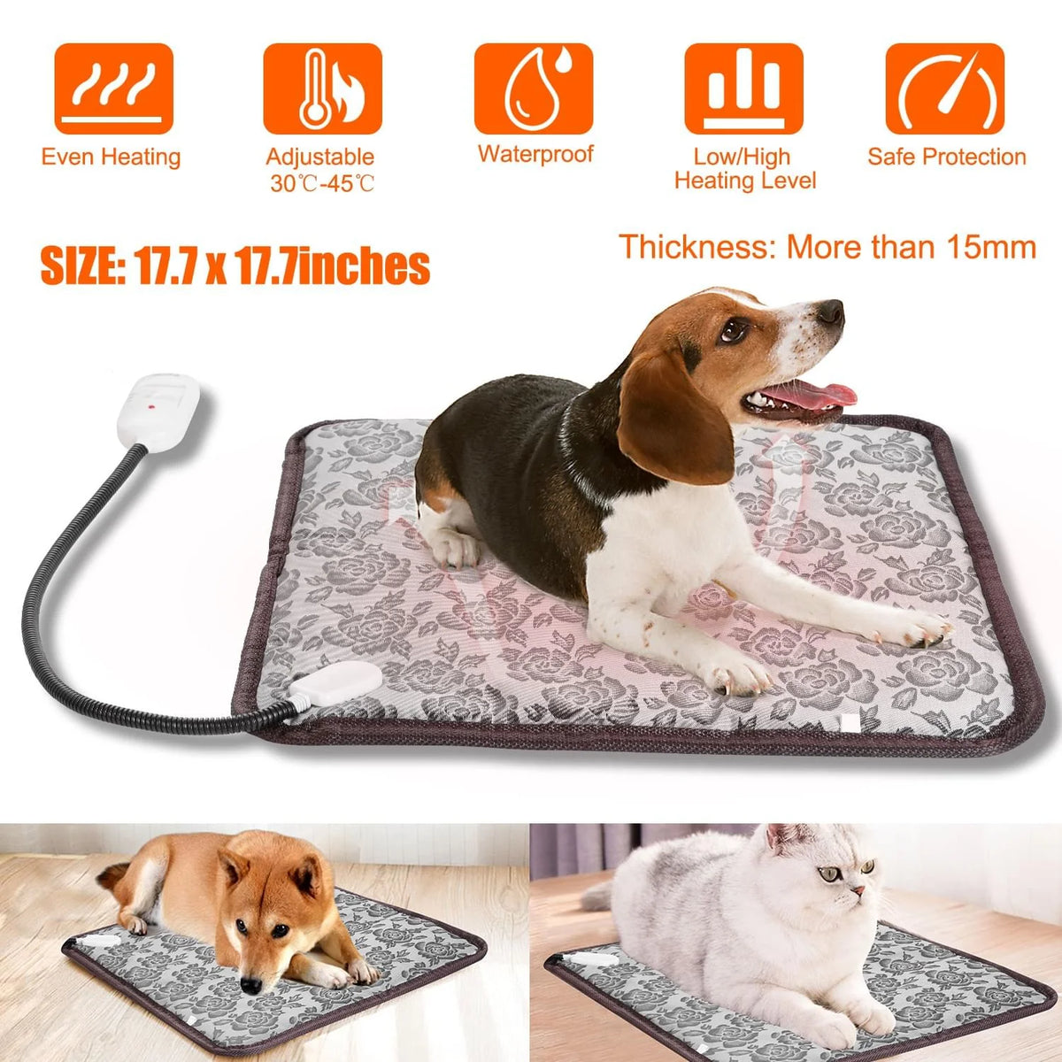 The Lumora ThermoCalm Pet Heating Mat