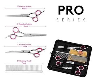 The Lumora Pro-Glide Pro Pet Grooming Shear Kit