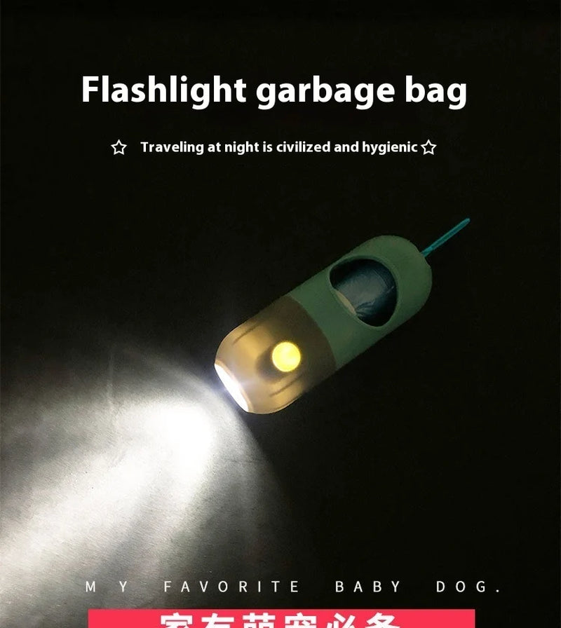 The Lumora NightWalk LED Waste Bag Dispenser
