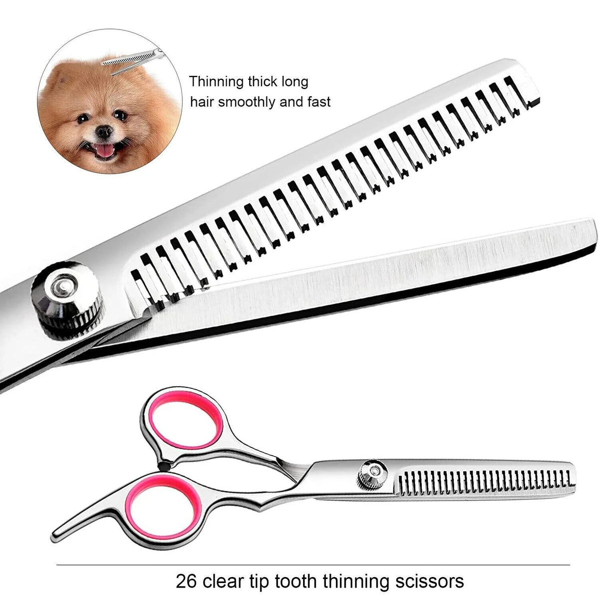 The Lumora Pro-Glide Pro Pet Grooming Shear Kit