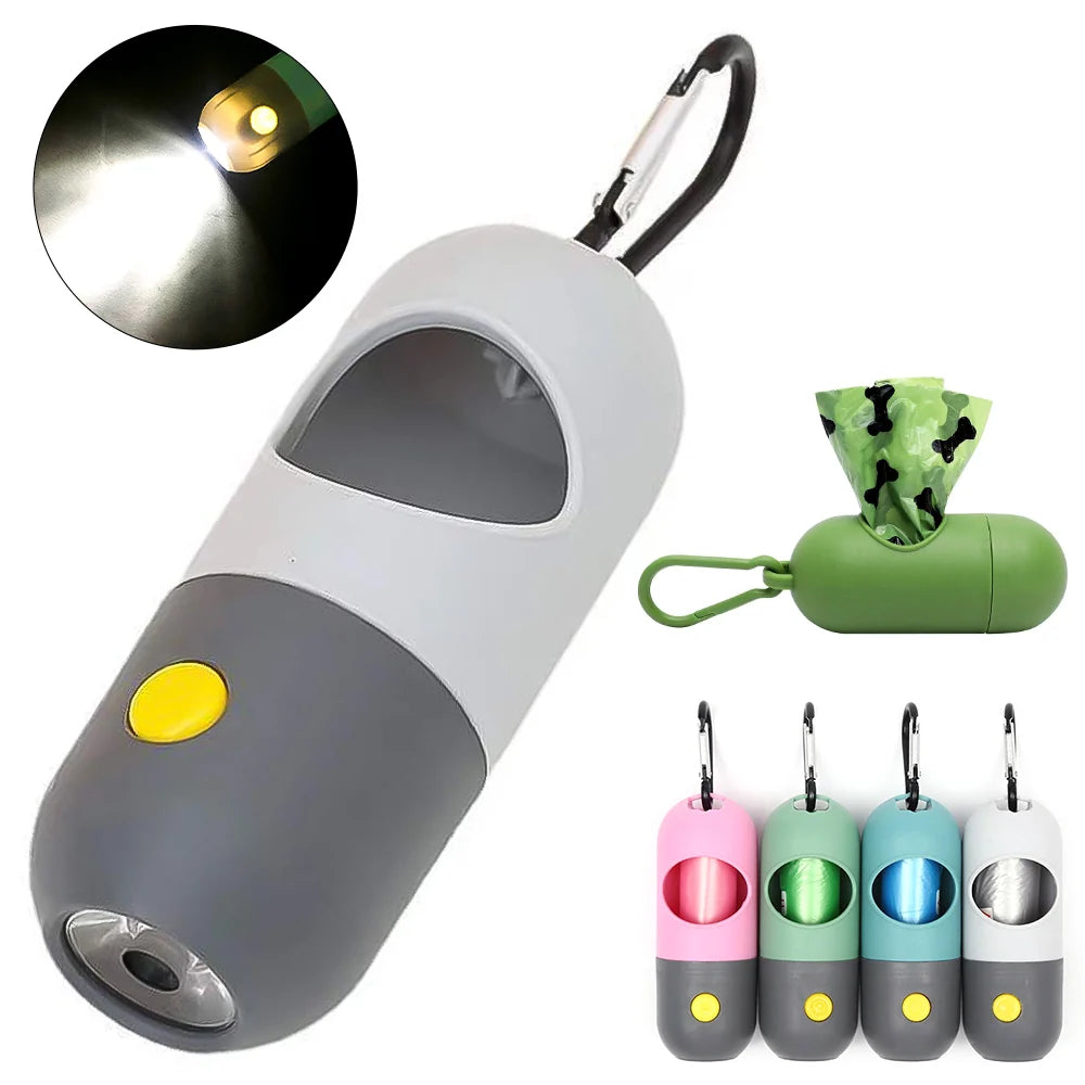 The Lumora NightWalk LED Waste Bag Dispenser