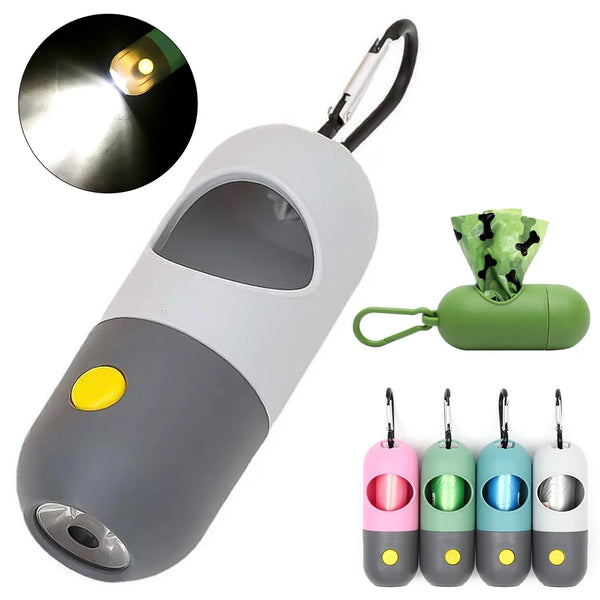 The Lumora NightWalk LED Waste Bag Dispenser
